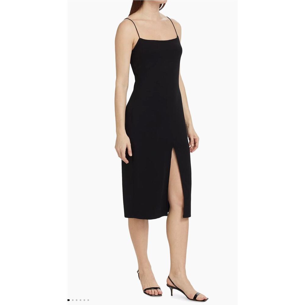 Reformation Pavia knitted midi black dress size medium - Picture 5 of 8